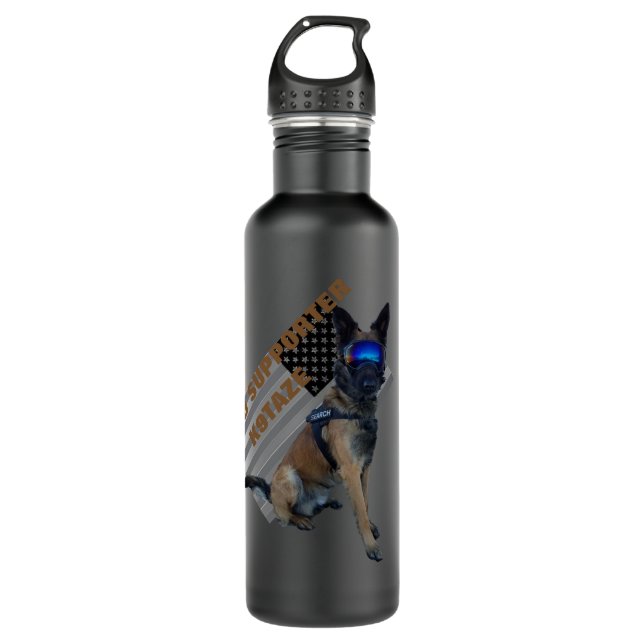 Botella De Agua Partidario de K9Taze (Anverso)