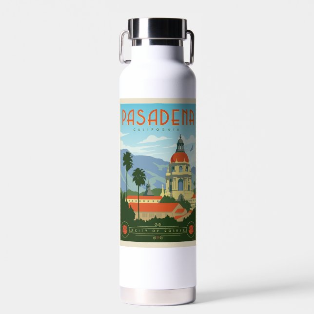 Botella De Agua Pasadena, CA (Delantero)