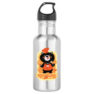 Botella De Agua Pastel de oso negro de Taiwán