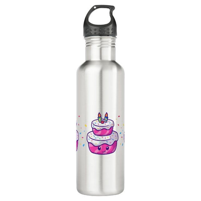 Botella De Agua Pastel de Personalizado lindo (Anverso)