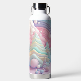 BOTELLA DE AGUA PASTEL HOLIDAY CHRISTMAS TREES