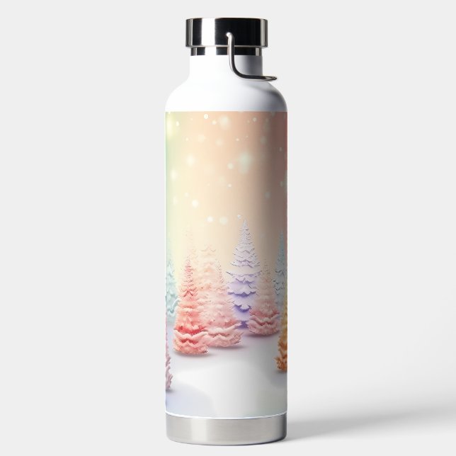 BOTELLA DE AGUA PASTEL HOLIDAY CHRISTMAS TREES (Izquierda)
