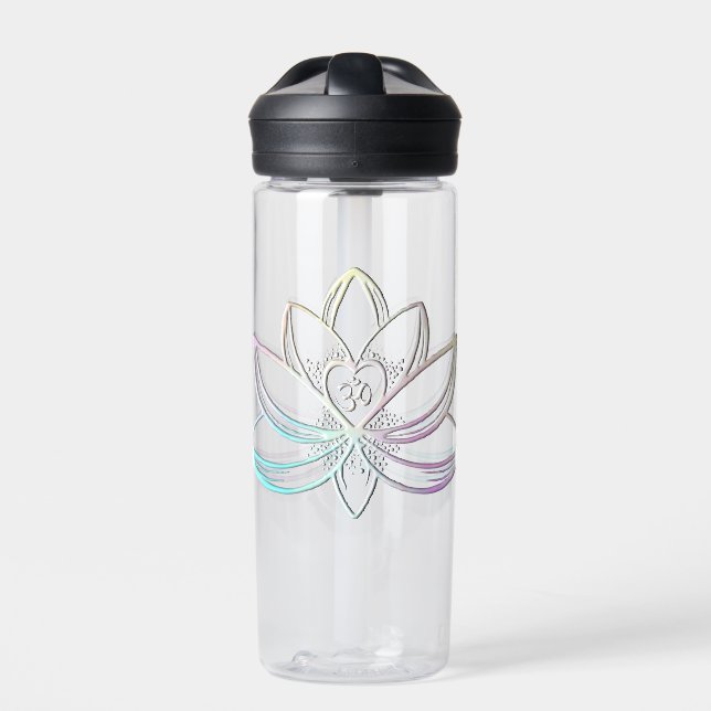 Botella de agua Pastel Lotus (Delante)