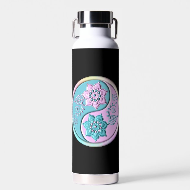Botella de agua Pastel Yin Yang (Delantero)