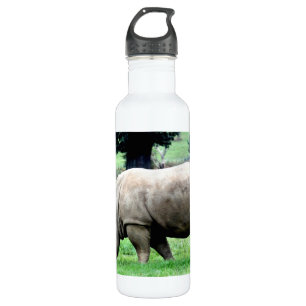 Botella De Agua Pasto del rinoceronte blanco
