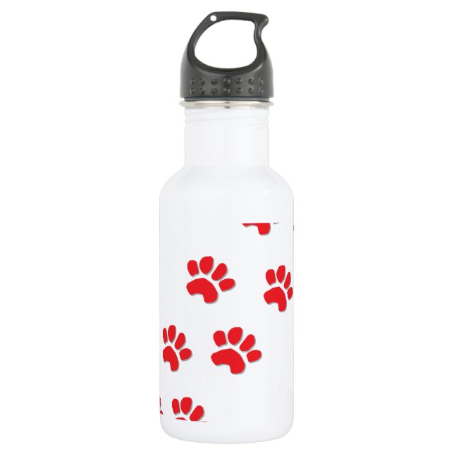 Botella De Agua Patas de Perro (Anverso)
