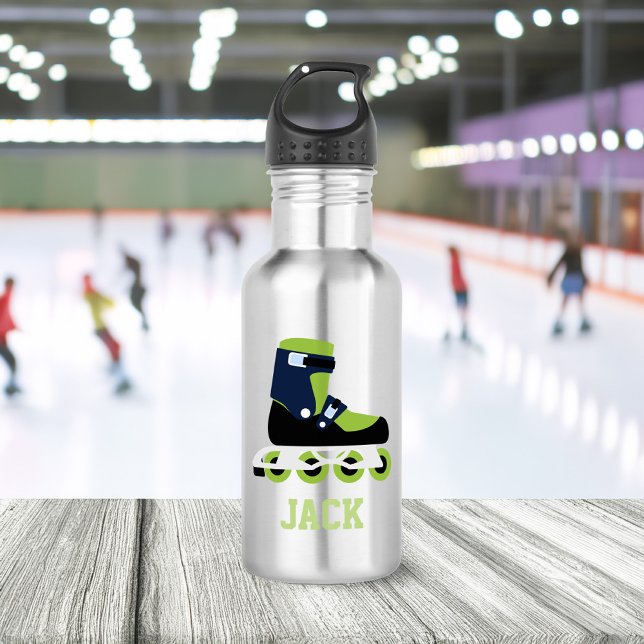Botella De Agua Patinaje deportivo para niños personalizados (Subido por el creador)