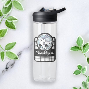 Botella De Agua Patinaje sobre hielo moderno personalizado de tart