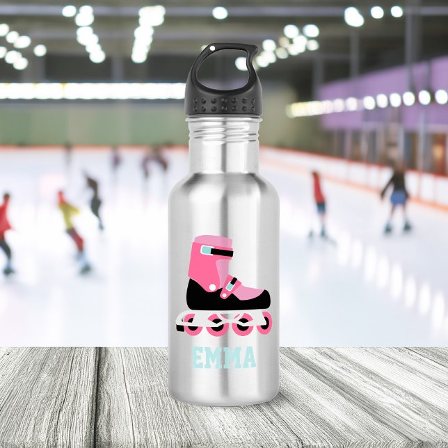 Botella De Agua Patines De Patinaje Personalizado Niños De Acero I (Subido por el creador)