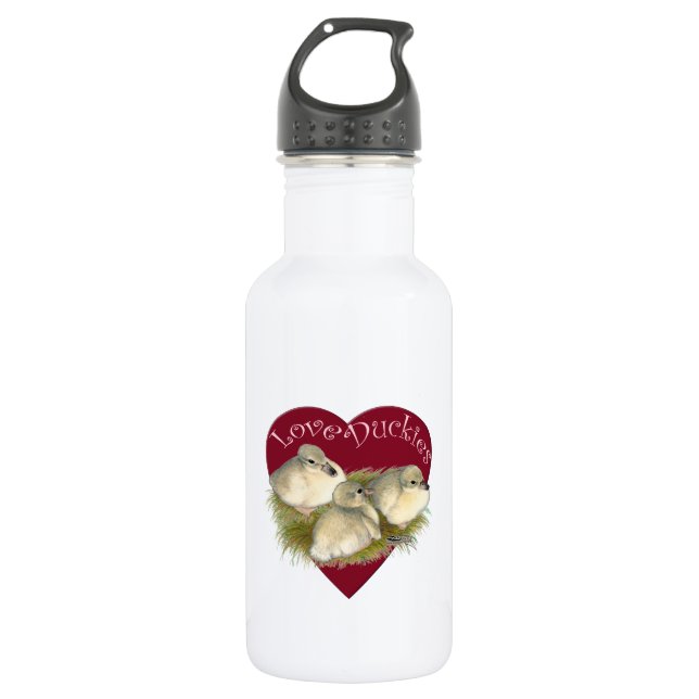Botella De Agua Patitos adorables (Anverso)