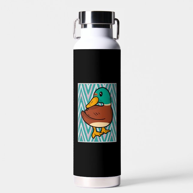 Botella De Agua Pato adorable (Delantero)