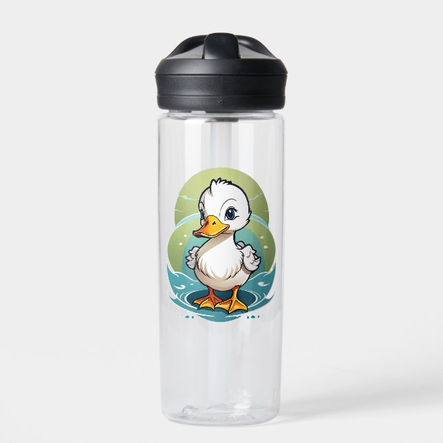 Botella De Agua pato-blanco (Delante)
