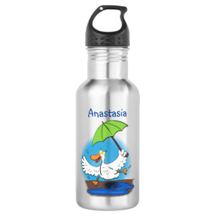 Botella De Agua Pato gracioso con personalizado bailarín de paragu