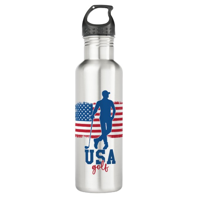 Botella De Agua Patriotic Golf USA (Anverso)