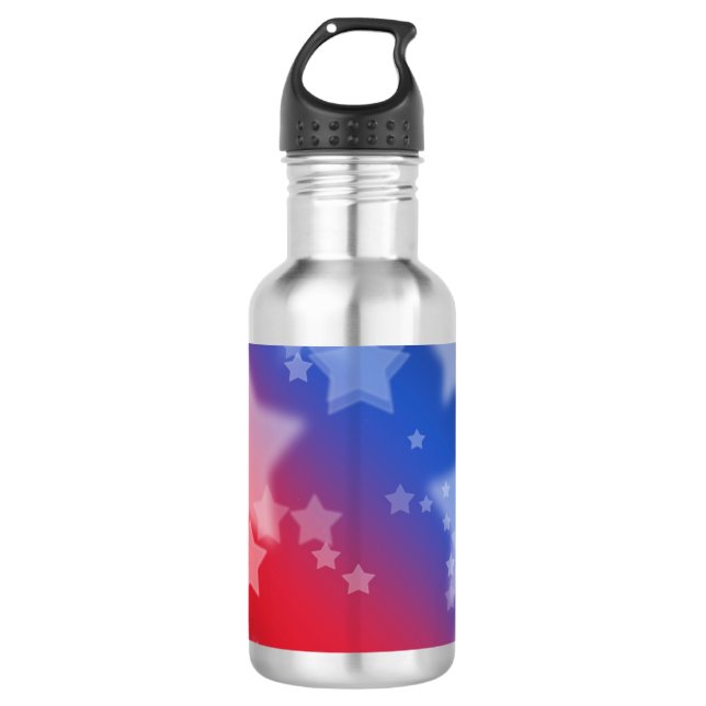 Botella de agua Patriotic Stars (Anverso)