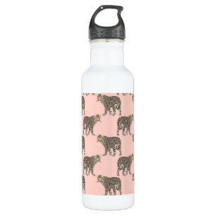 Botella De Agua Patrón animal de leopardo de la Moda de moda