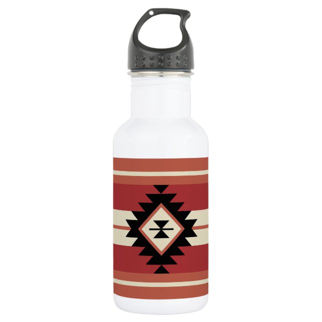 Botella De Agua Patrón azteca (Anverso)
