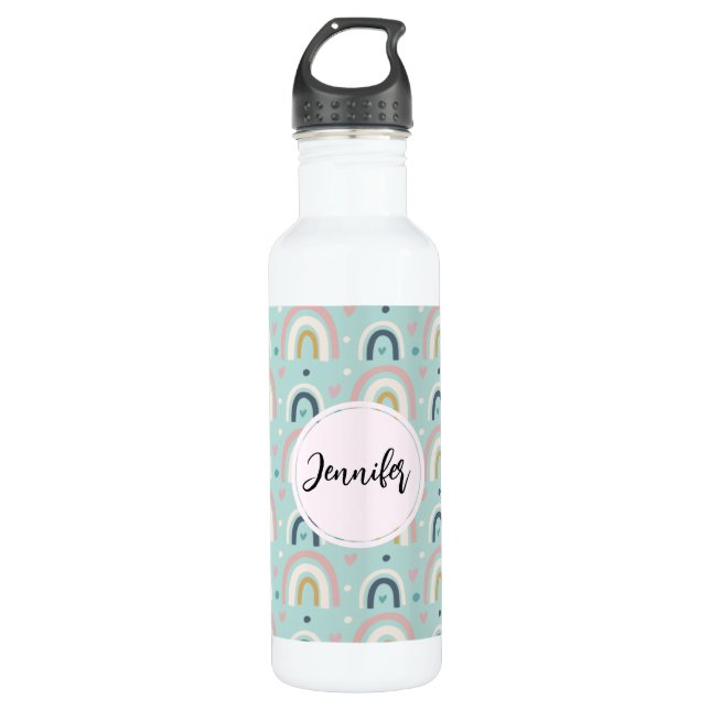 Botella De Agua Patrón caprichoso (Anverso)