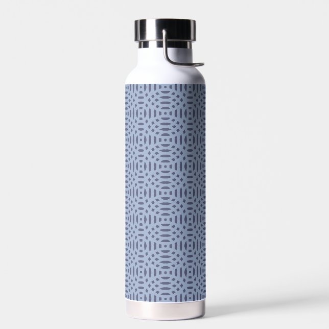 Botella De Agua patrón continuo de formas circulares (Izquierdo)