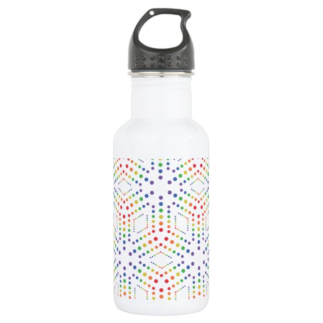 Botella De Agua Patrón de Arcoíris (Anverso)