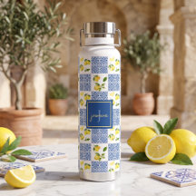 Patrón de Baldosa de País Francés con Monograma de