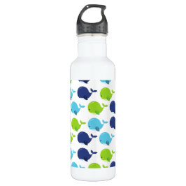 Botella De Agua Patrón De Ballenas, Ballenas Cuestas, Animales Mar