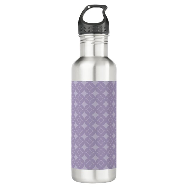 Botella De Agua Patrón de barco Lavender (Anverso)