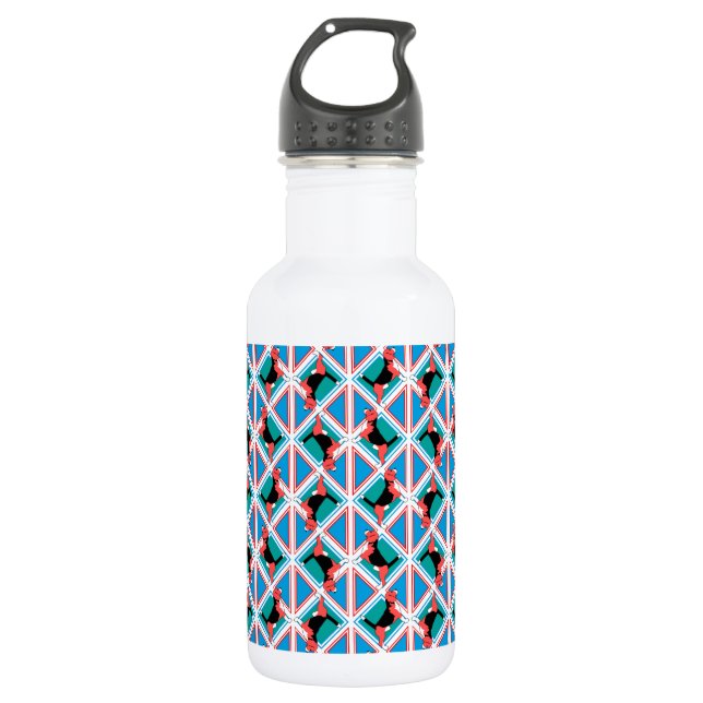 Botella De Agua Patrón de Beagle Quattrodog (Anverso)