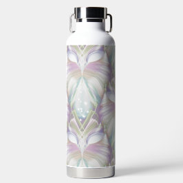 Botella De Agua Patrón de búho Oracle púrpura Pastel