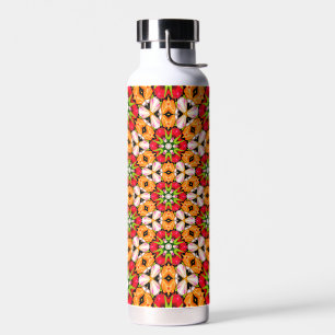 Botella De Agua Patrón de buquet de tulipanes