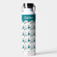 Patrón de cachorro blanco flotante personalizado