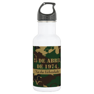 Botella De Agua Patrón de camuflaje de vehículos militares