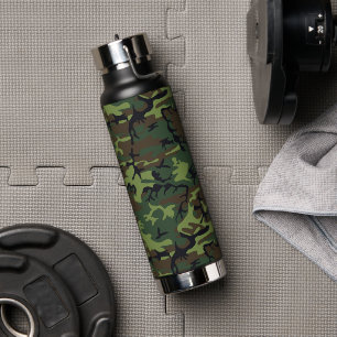 BOTELLA DE AGUA PATRÓN DE CAZA DE CAMOFLAJE