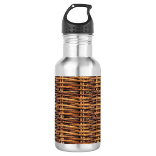 Botella De Agua Patrón de cesta de mimbre