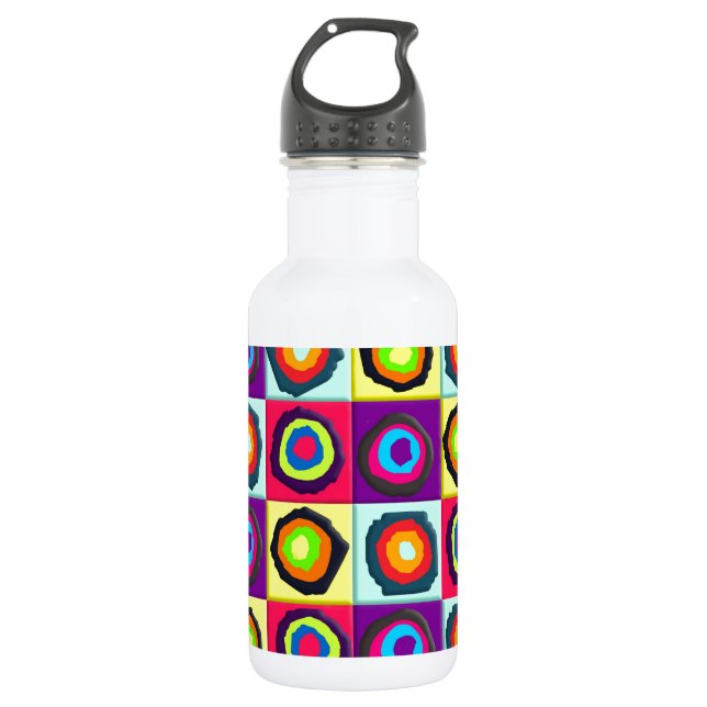 Botella De Agua patrón de círculos (Anverso)