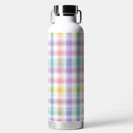 BOTELLA DE AGUA PATRON DE CUADROS DE PASCUA PRECIOSOS PASTEL