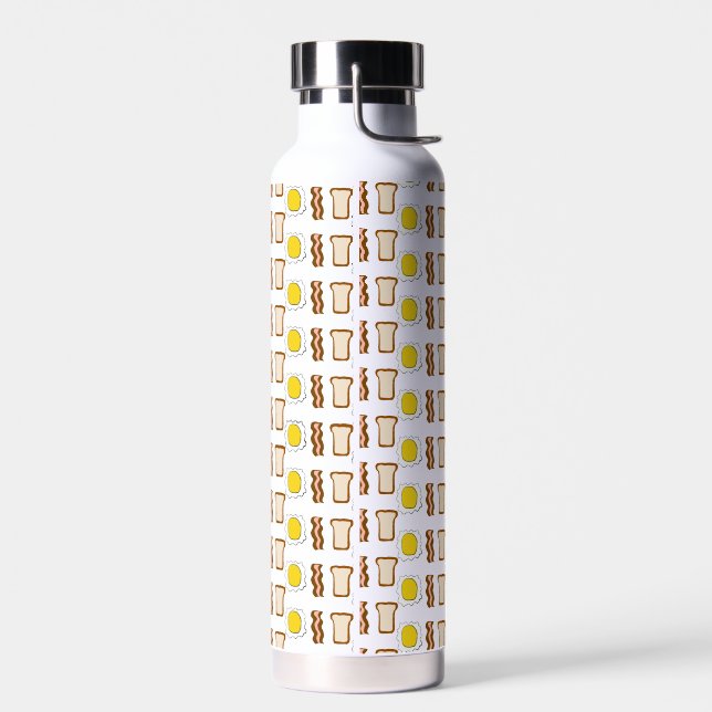 Botella De Agua Patrón de desayuno (Izquierdo)