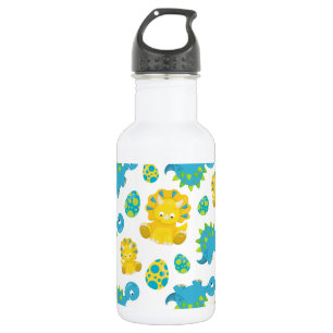 Botella De Agua Patrón de dinosaurios, dinosaurios lindos, bebé Di