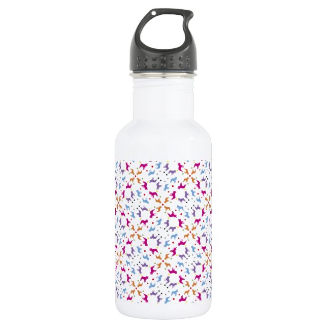 Botella De Agua Patrón de frenesí (Anverso)