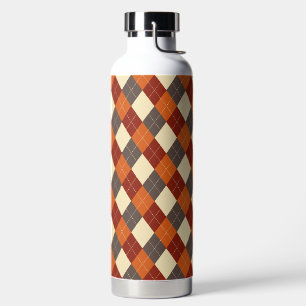 Botella De Agua Patrón de Gingham otoño/otoño