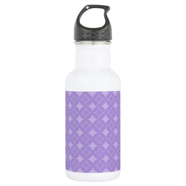 Botella De Agua Patrón de Lilac (Anverso)