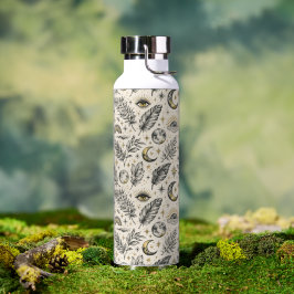 Botella De Agua Patrón de luna estrellas celestiales místicas 