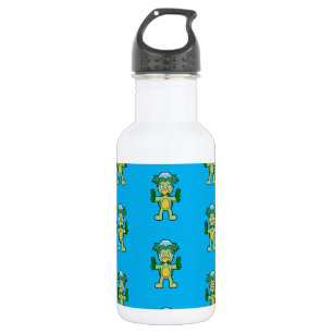 Botella De Agua Patrón de monstruo de Kappa Yokai