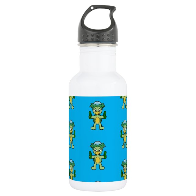 Botella De Agua Patrón de monstruo de Kappa Yokai (Anverso)