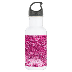 Botella De Agua Patrón de mosaico rosa