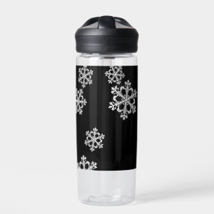 Botella De Agua Patrón de Navidades de copos de nieve Minimalistas