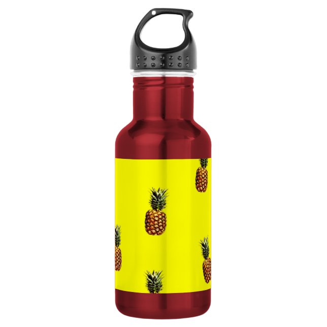 Botella De Agua patrón de piña (Anverso)