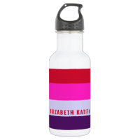 Patrón de rayas rojas, rosadas y púrpura