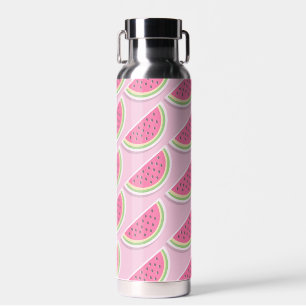 Botella De Agua Patrón de sandía rosa lindo