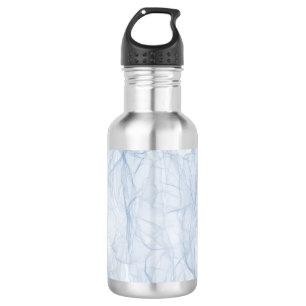 Botella De Agua Patrón de sombra azul